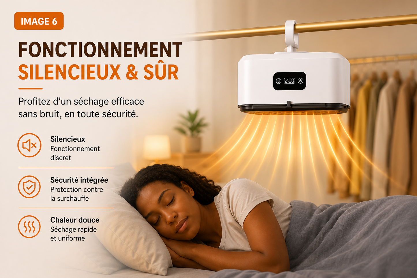 Sèche-Linge Électrique Portable – La Solution Rapide Contre les Vêtements Humides 🌧️