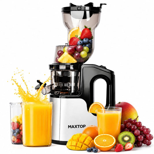 Extracteur de Jus MAXTOP 500W – Des Jus Naturels, Sains et Délicieux pour Toute la Famille !