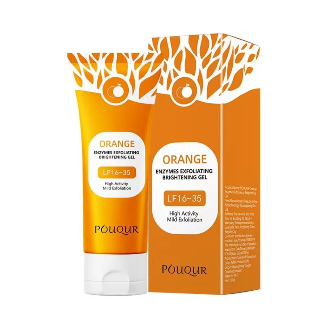 Gel exfoliant à l’orange + 1 Gant Exfoliant Gratuit
