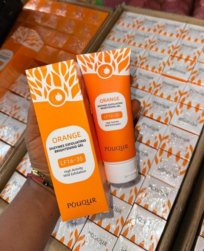 Gel exfoliant à l’orange + 1 Gant Exfoliant Gratuit