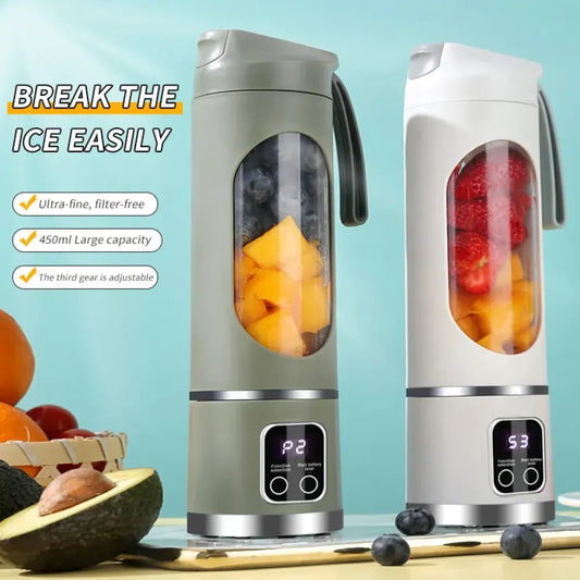 Blender Portable Rechargeable HS-860 – Votre jus frais, partout et à tout moment !